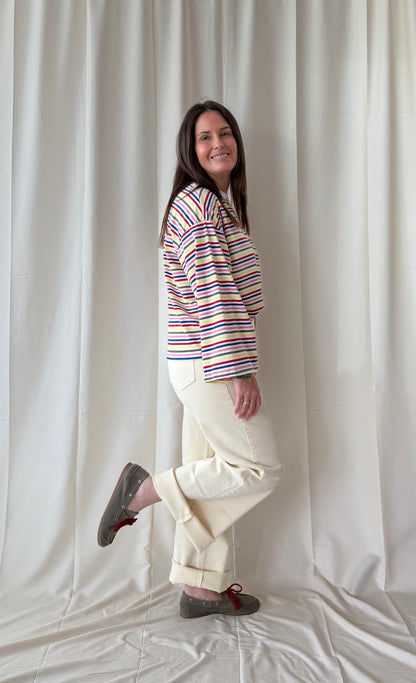 Gestreepte multicolor longsleeve - My Dressing