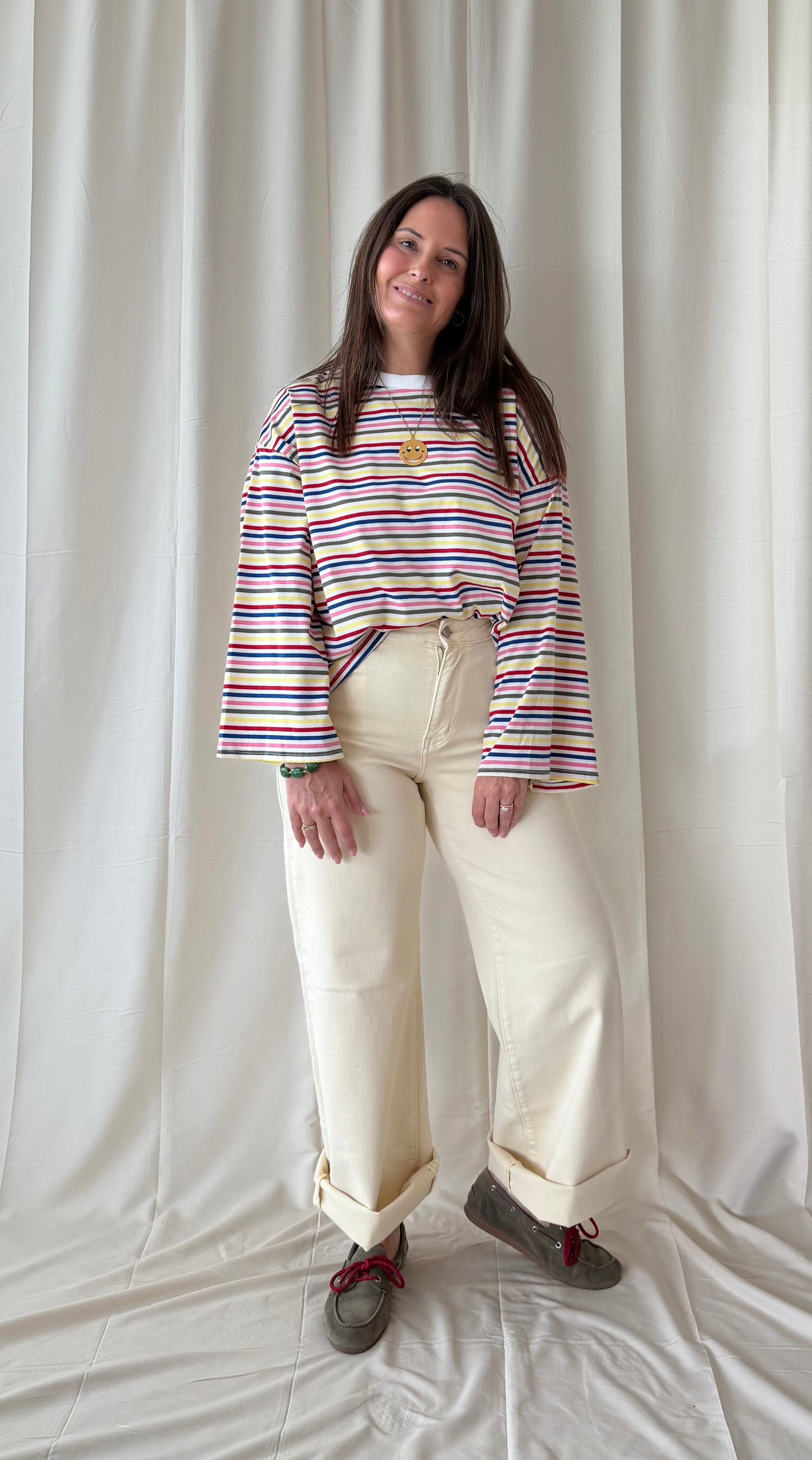 Gestreepte multicolor longsleeve - My Dressing