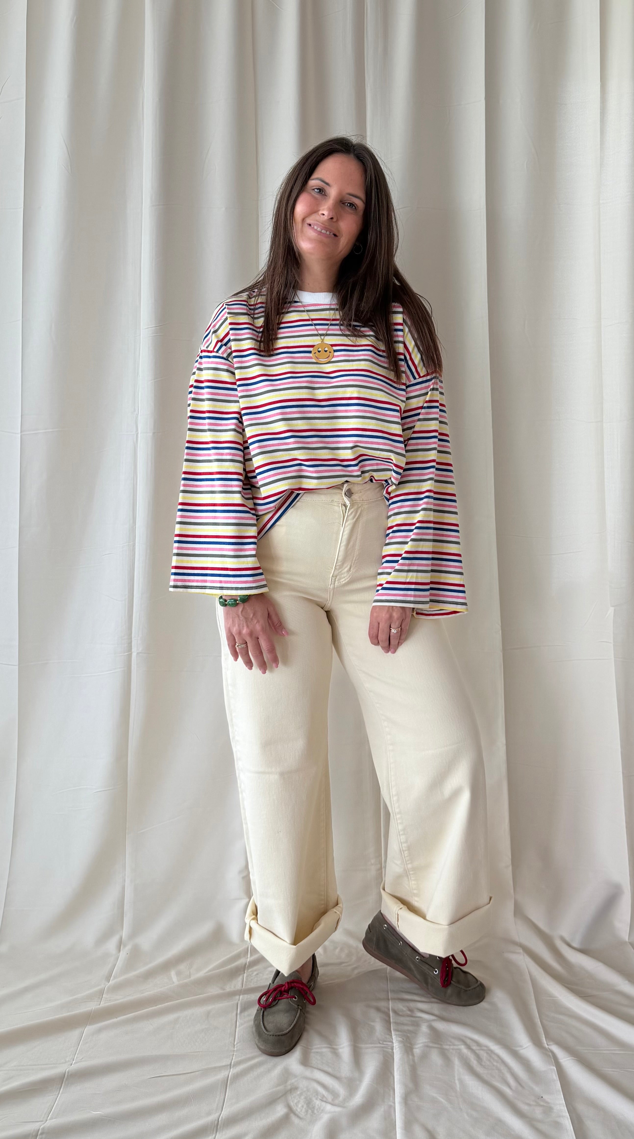 Gestreepte multicolor longsleeve - My Dressing