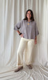 Losse blouse in taupe - My Dressing