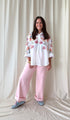 Luchtige blouse met bloemenprint en lange mouwen - My Dressing