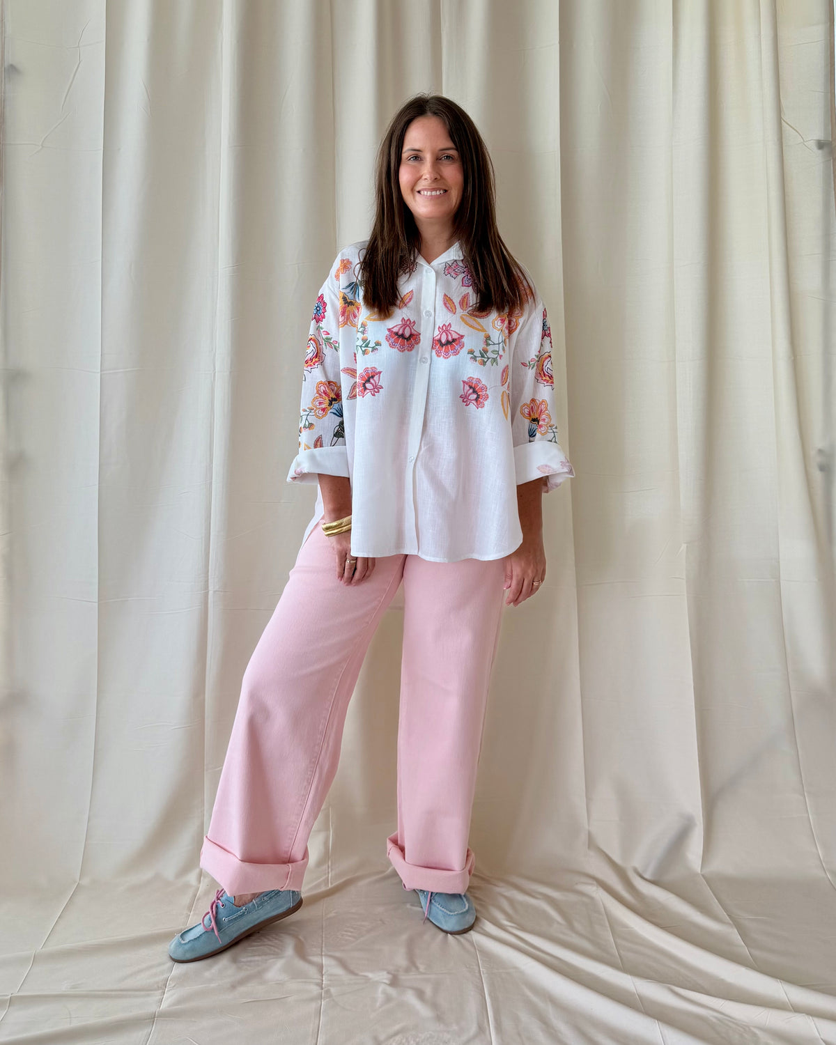 Flora blouse ecru