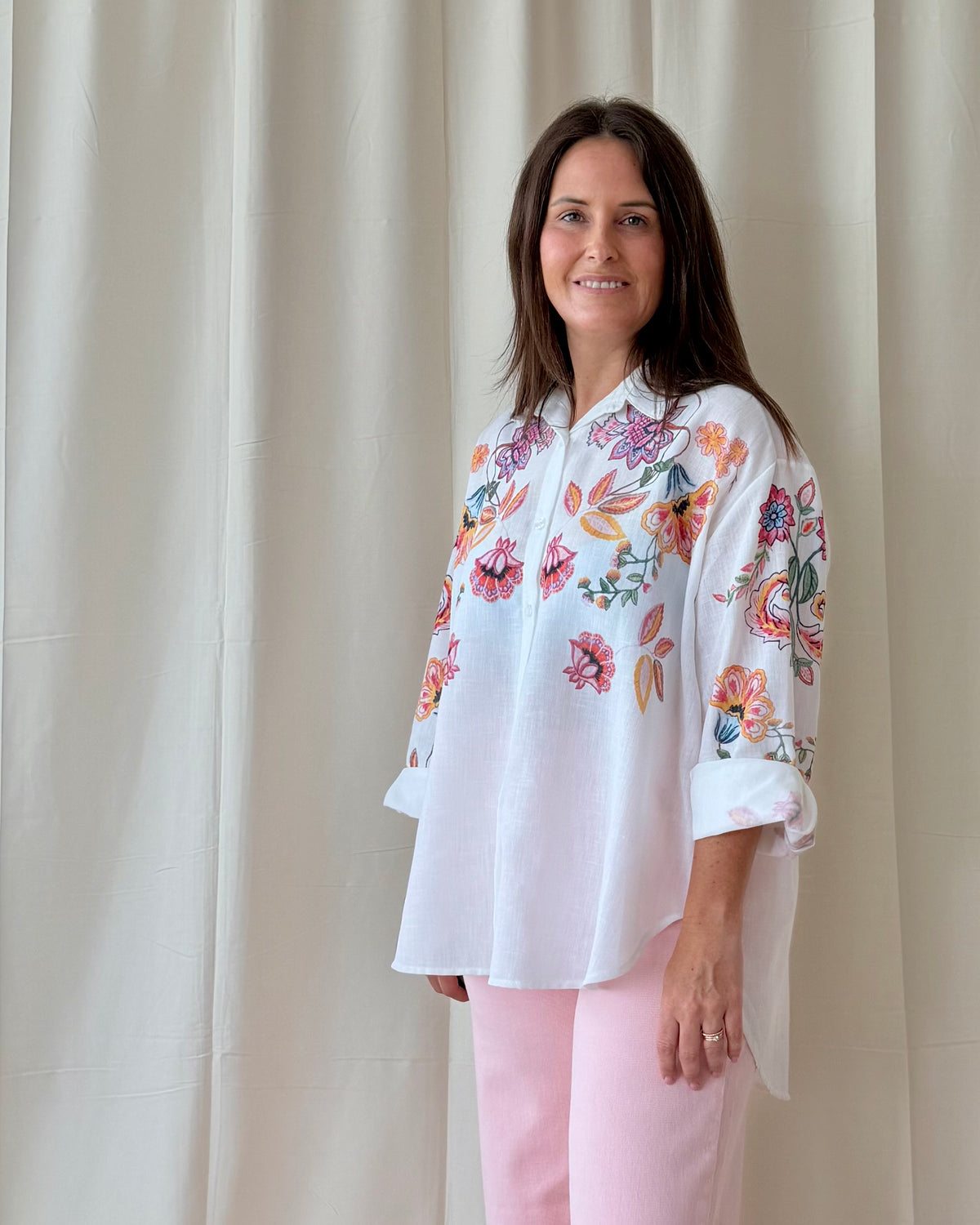 Flora blouse ecru