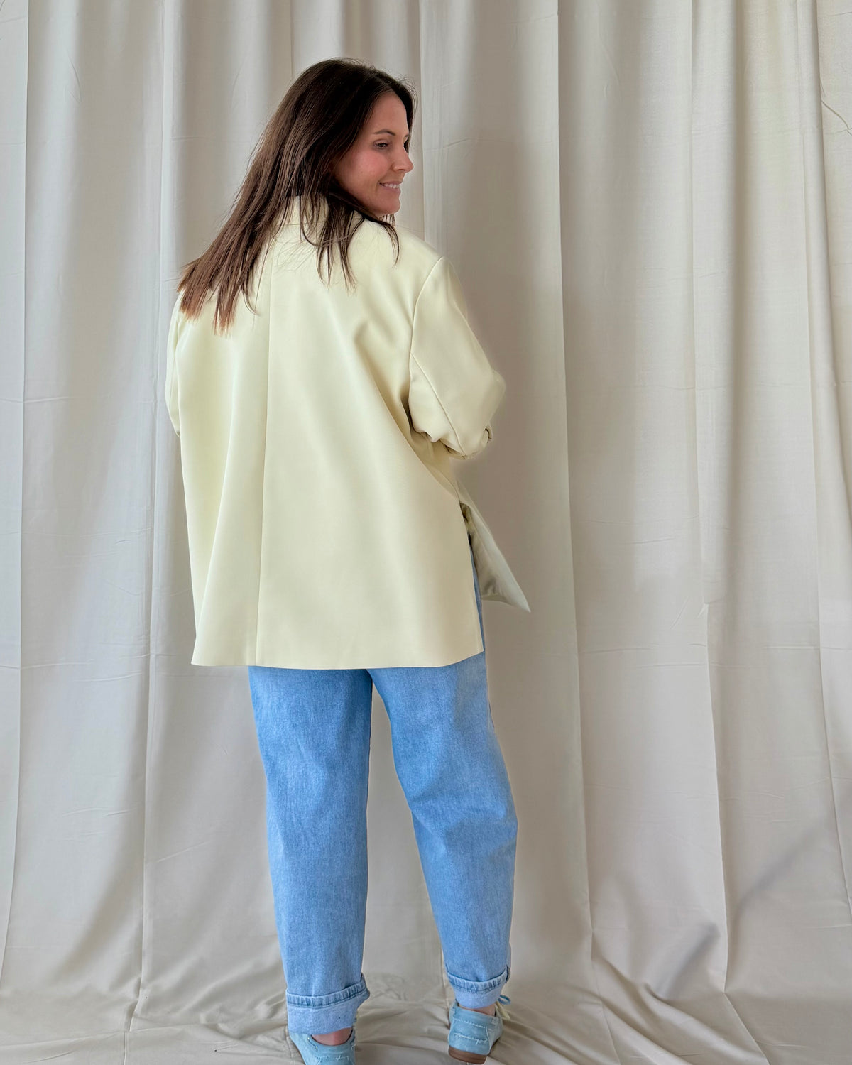 Jasmin blazer geel