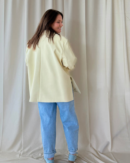 Jasmin blazer geel