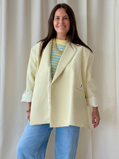 Jasmin blazer geel