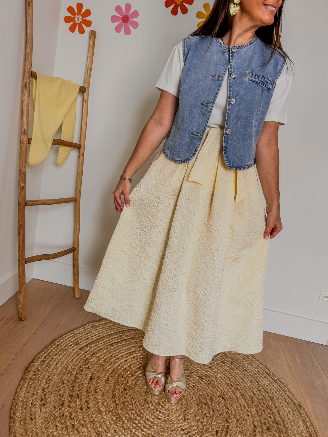 Lange A rok in butter yellow - My Dressing