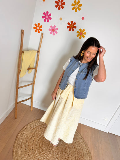 Lange A rok in butter yellow - My Dressing