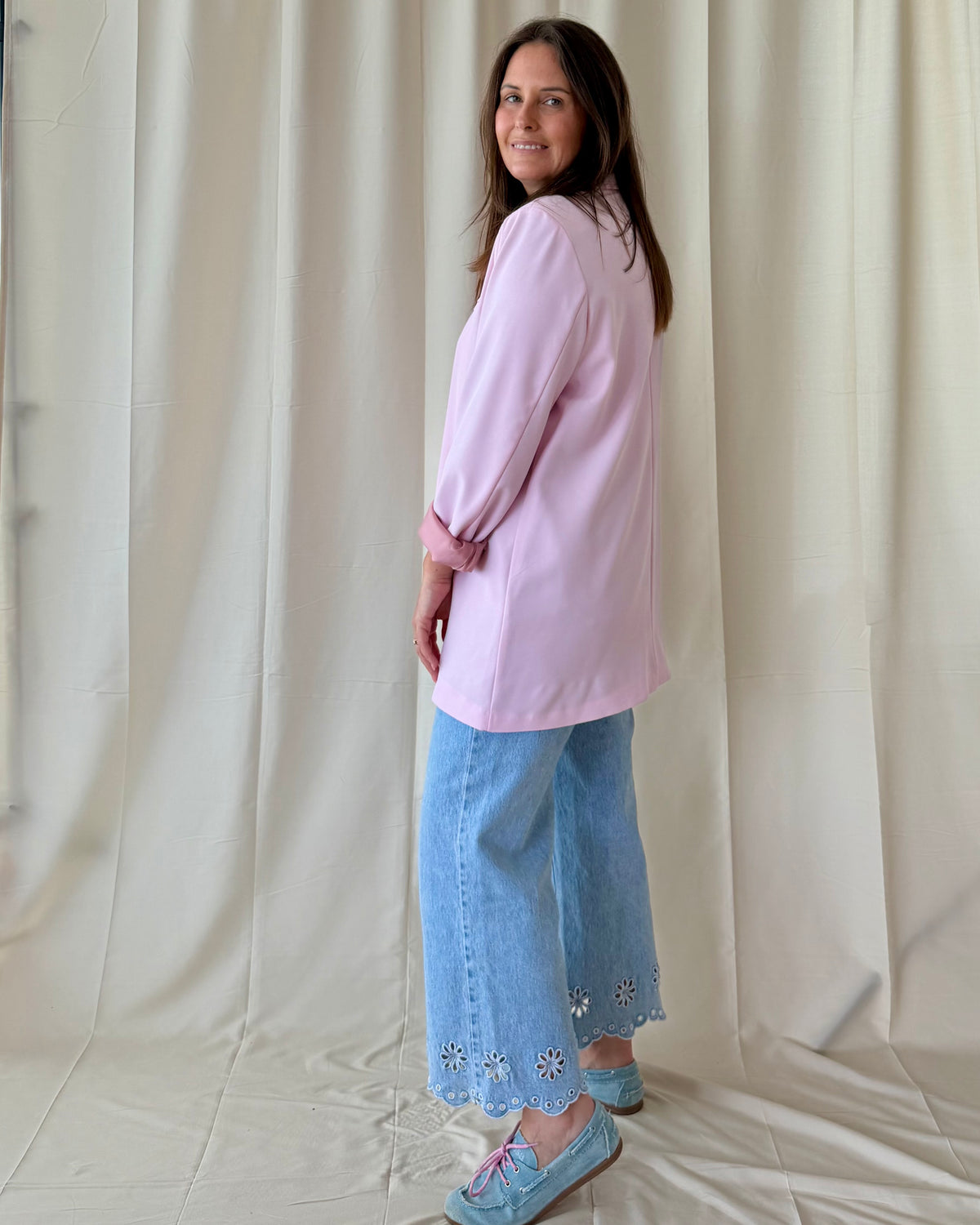 Effortles blazer roze