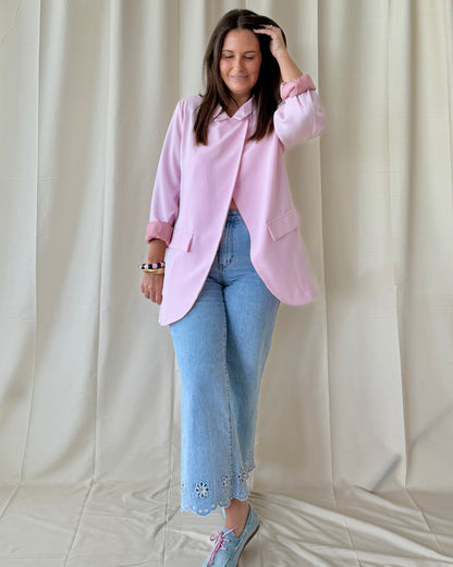 Effortles blazer roze