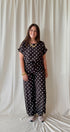 Chocoladebruine polka dot set - My Dressing