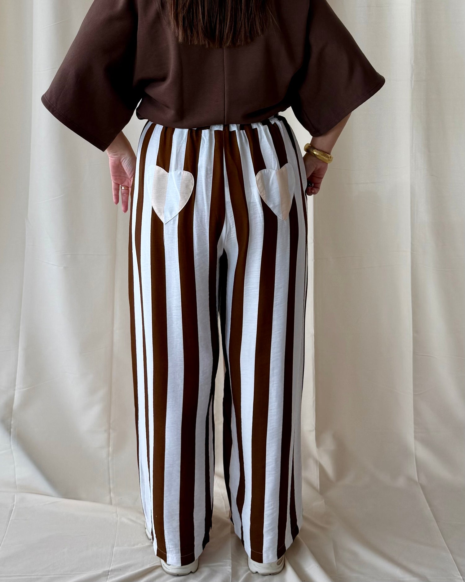 Heart broek bruin