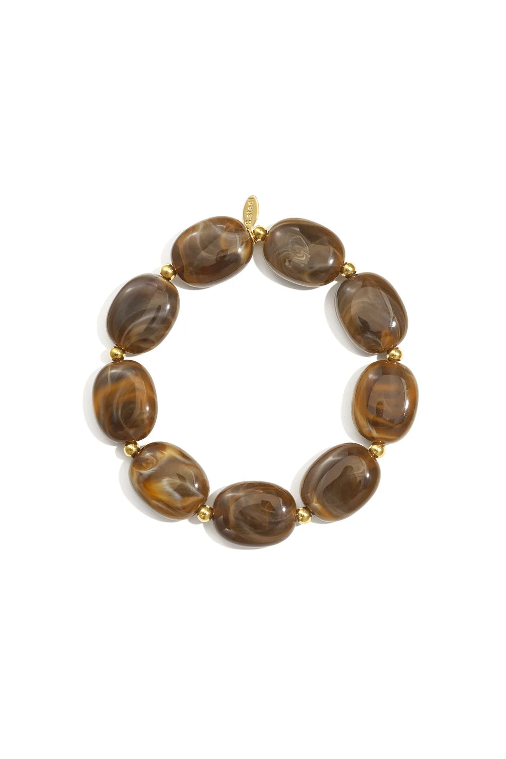 Kralen armband bruin