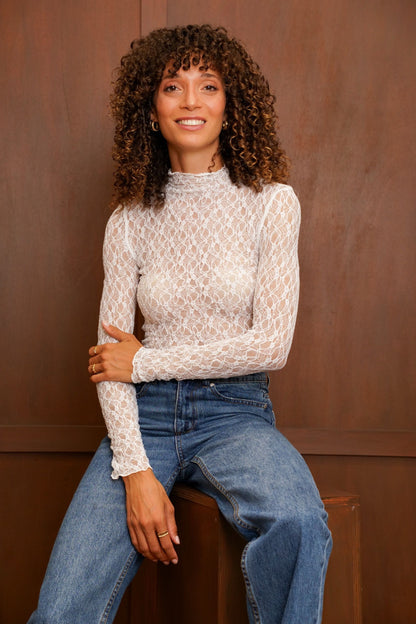 Mae longsleeve wit