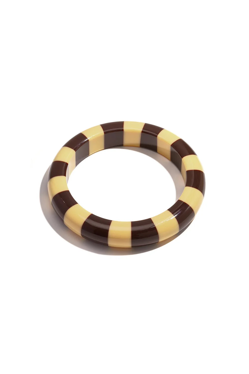 Bangle geel/bruin