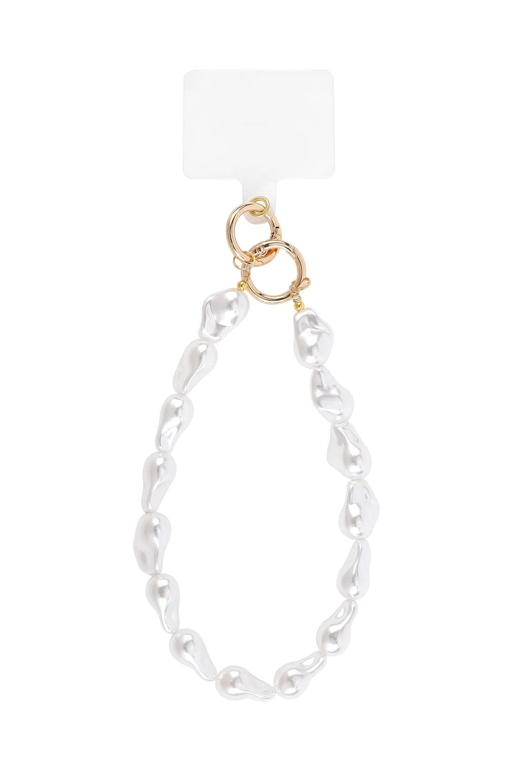 Telefoonkoord witte parels - My Dressing