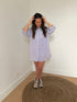 Lila gestreepte jurk - My Dressing