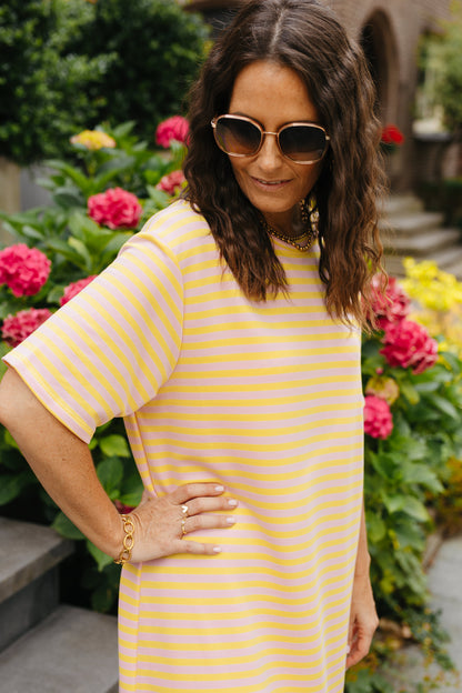 Sunset stripes dress