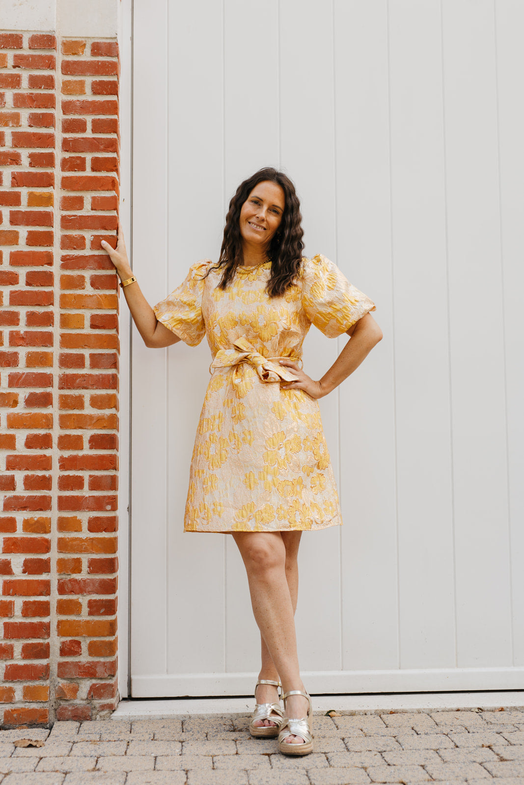 Golden Bloom dress