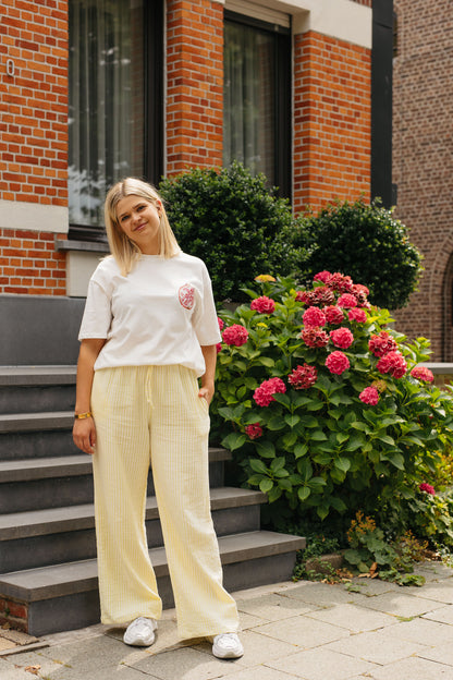 Lemon lines trouser