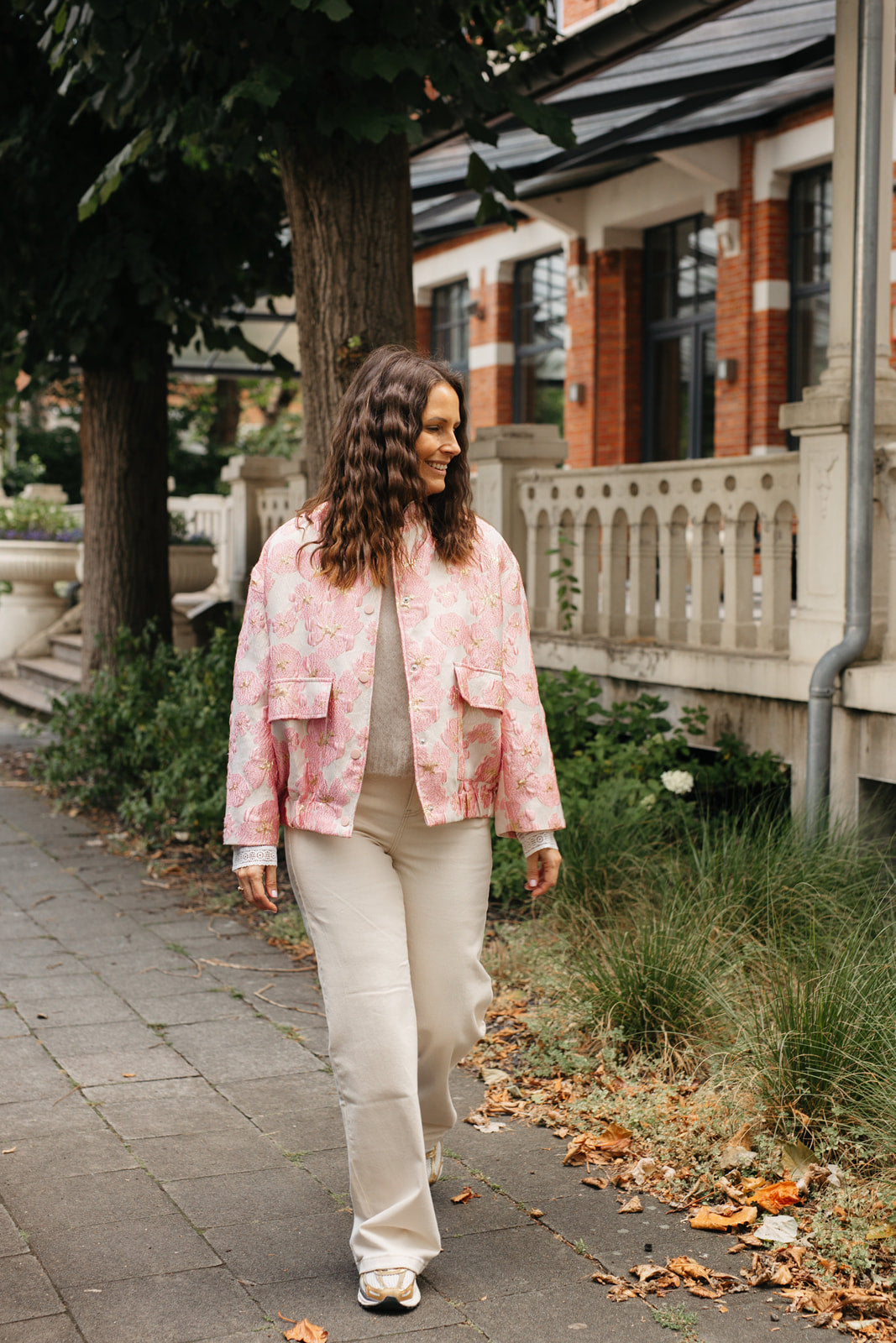 Blossom bomber jacket