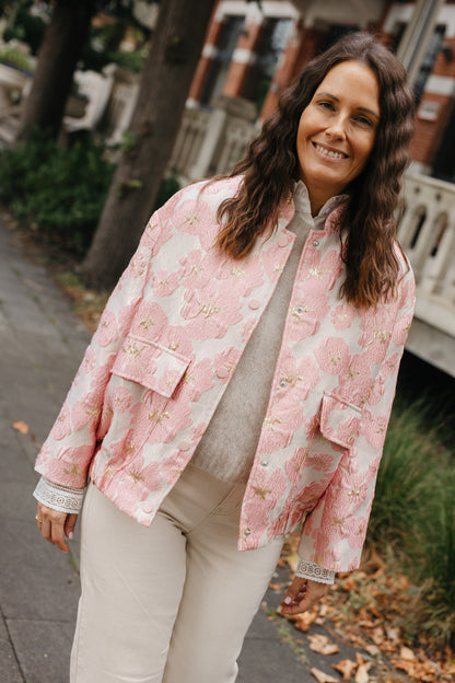 Blossom bomber jacket