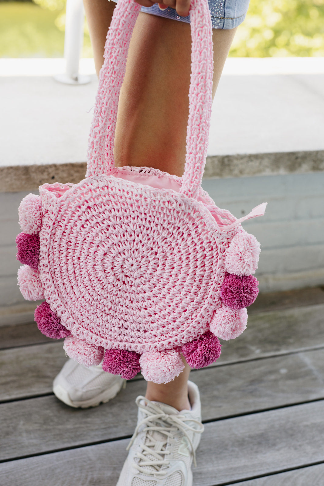 Beach bag Pom Pom