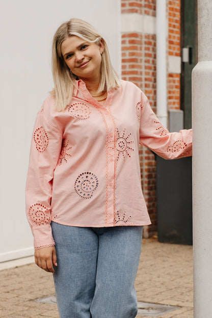 Blush blouse