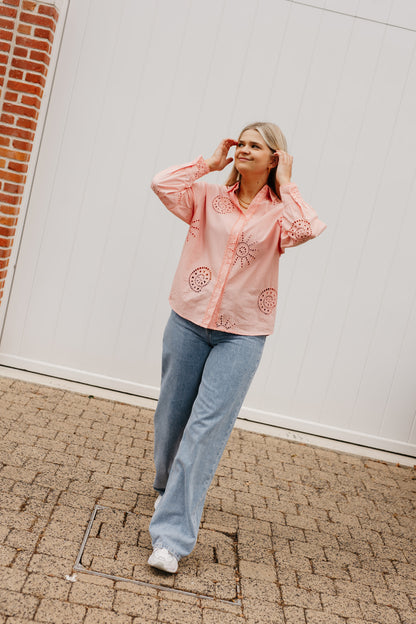 Blush blouse