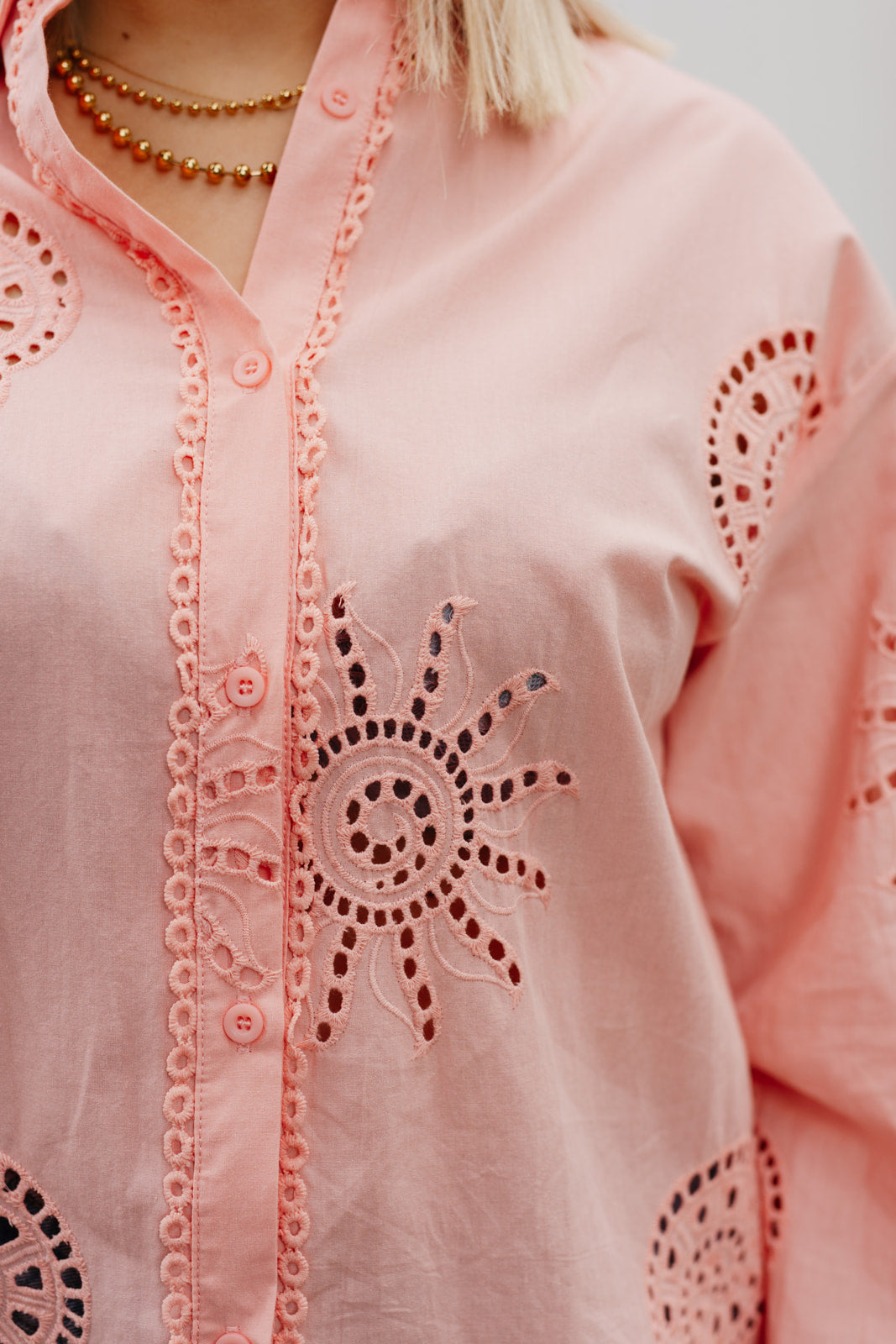 Blush blouse