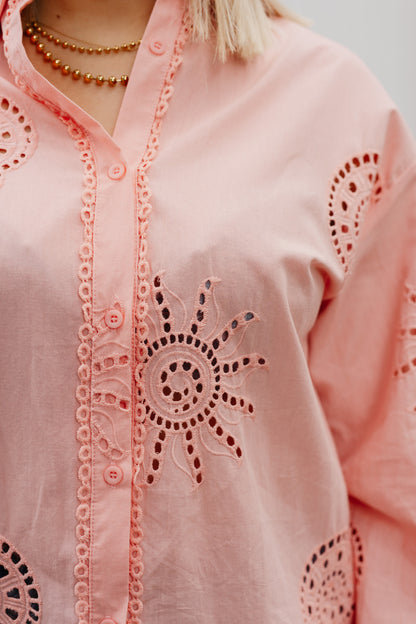 Blush blouse