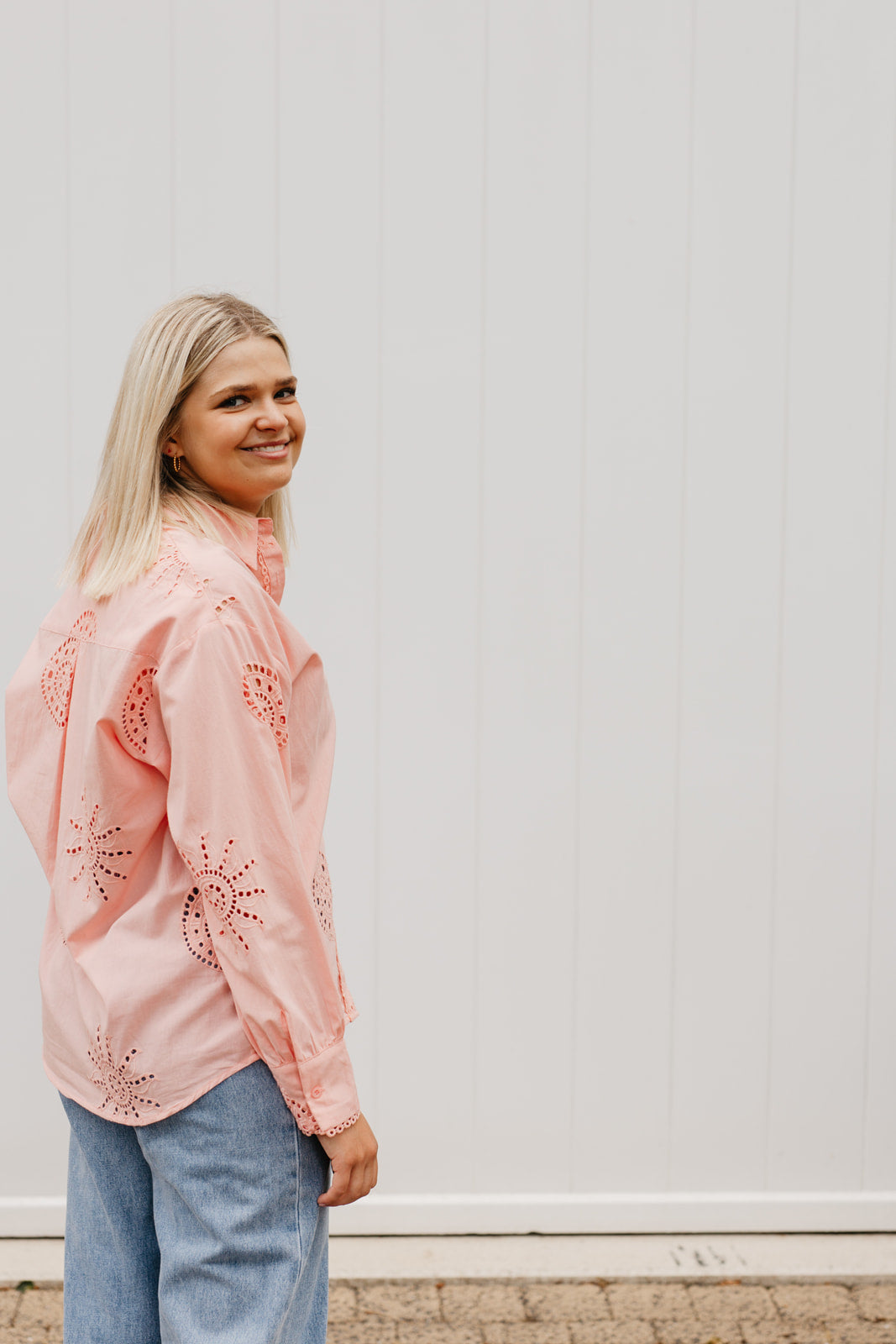 Blush blouse