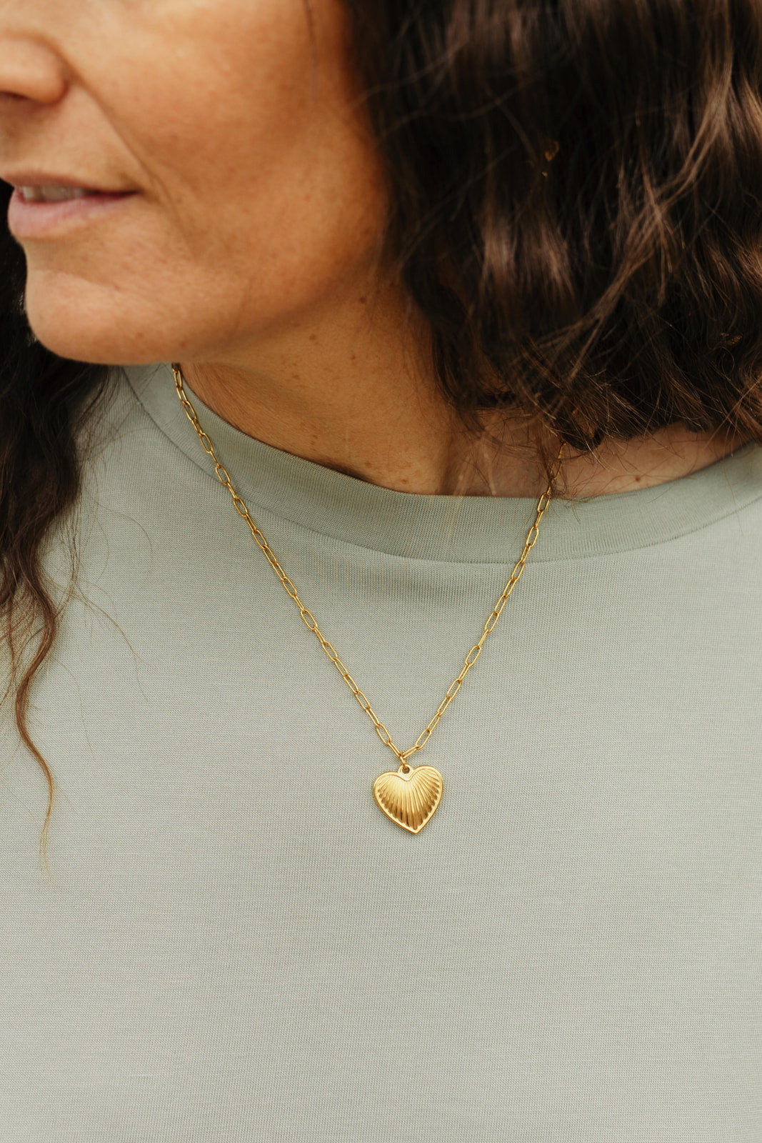 Big heart necklace