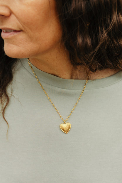 Big heart necklace