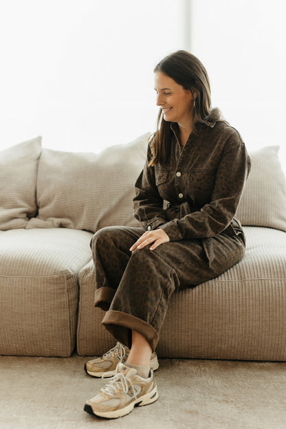 Leopard jumpsuit Feelkoo