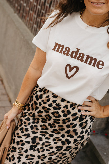 Basic witte T-shirt dames – korte mouwen, 100% katoen met geborduurde details