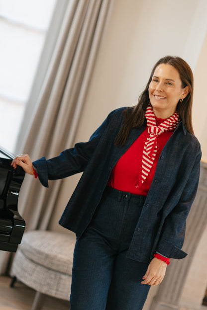 Denim shirt - donkerblauw - My Dressing