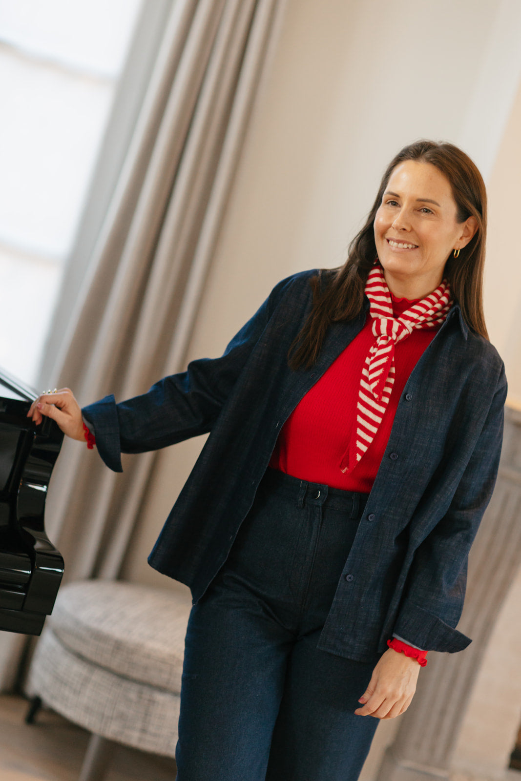 Rode longsleeve - My Dressing