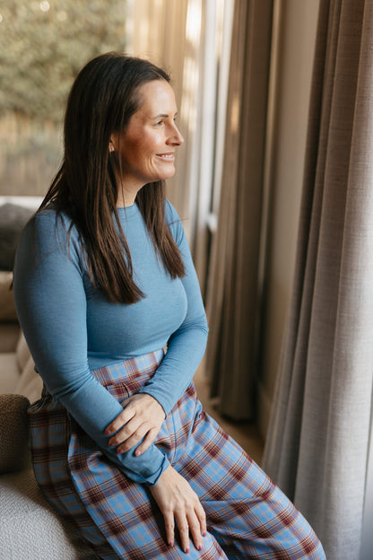 Longsleeve lichtblauw - My Dressing