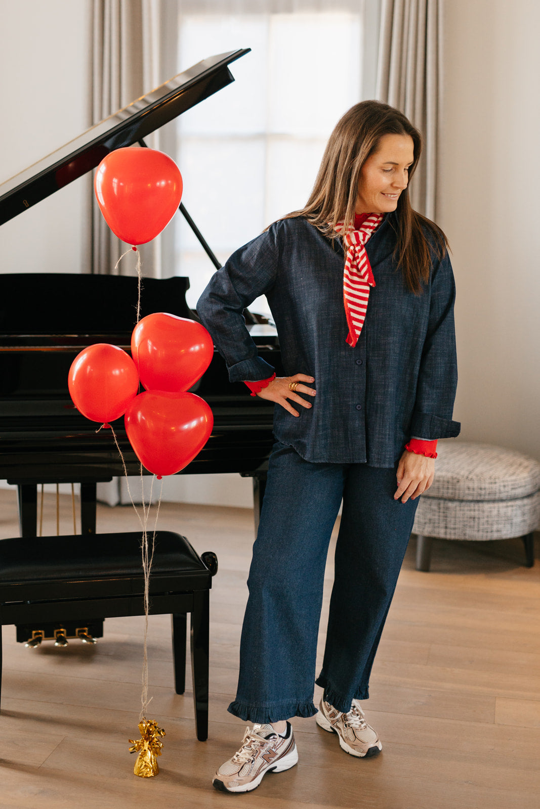 Denim shirt - donkerblauw - My Dressing