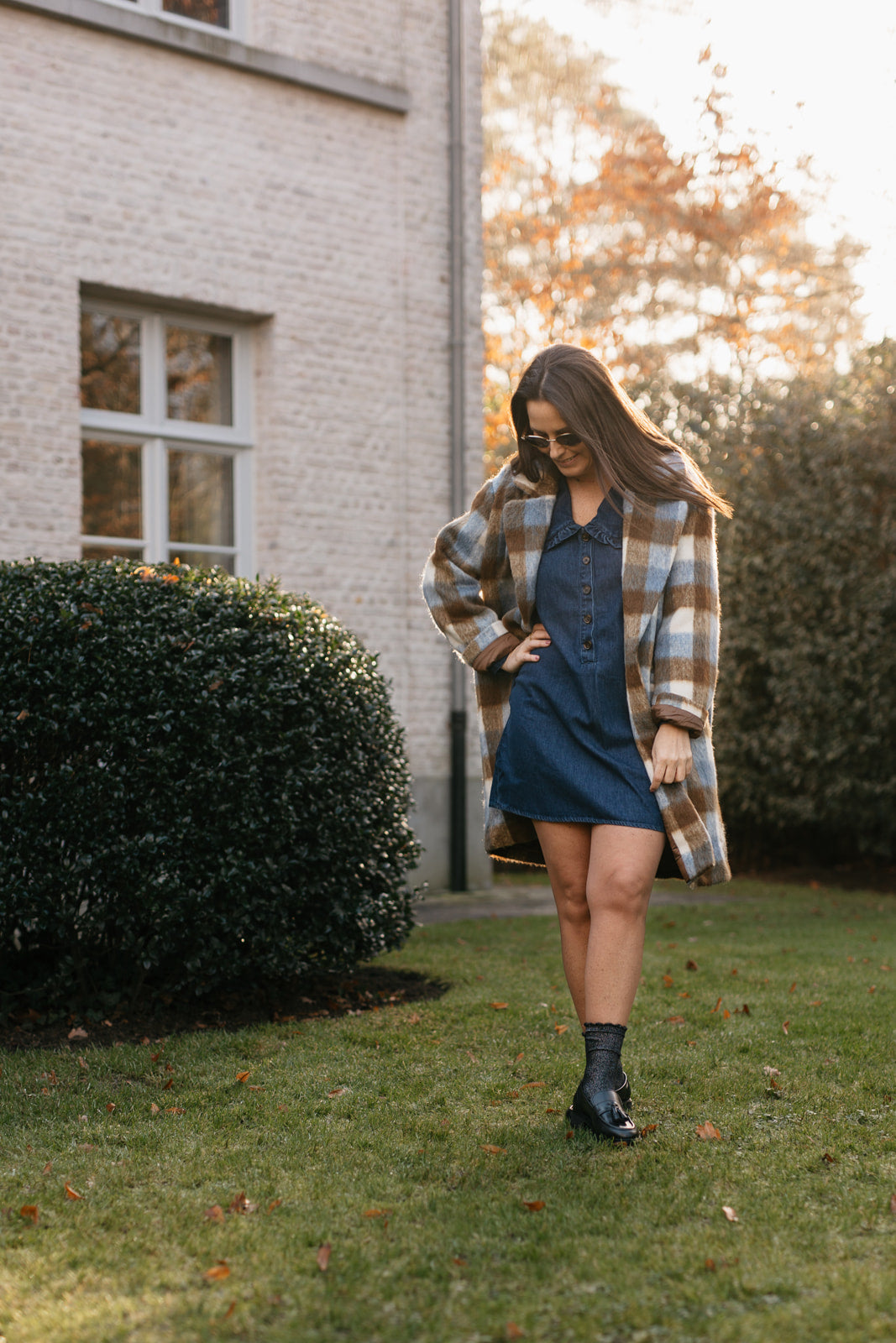 Vichy jas - blauw - My Dressing