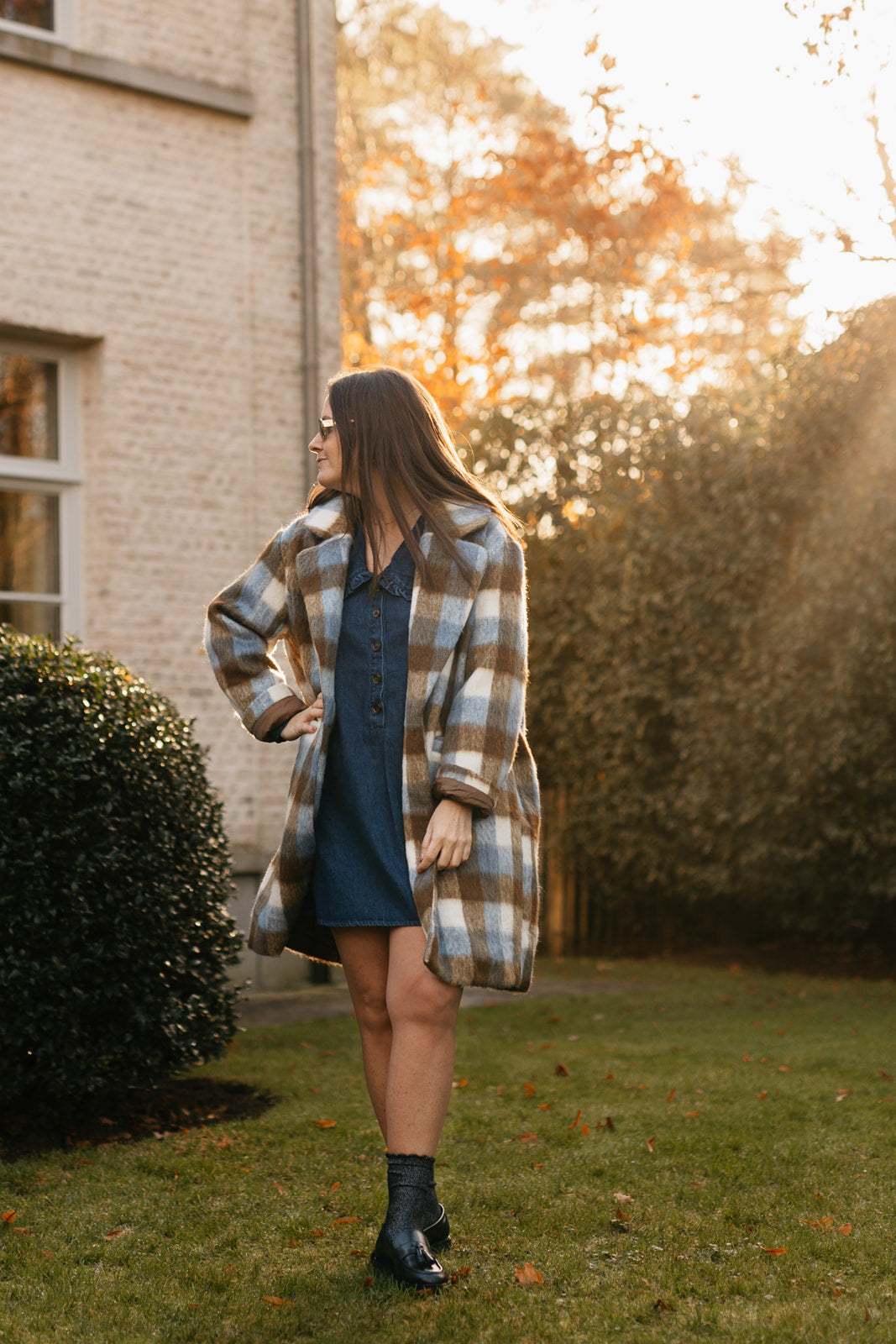 Vichy jas - blauw - My Dressing