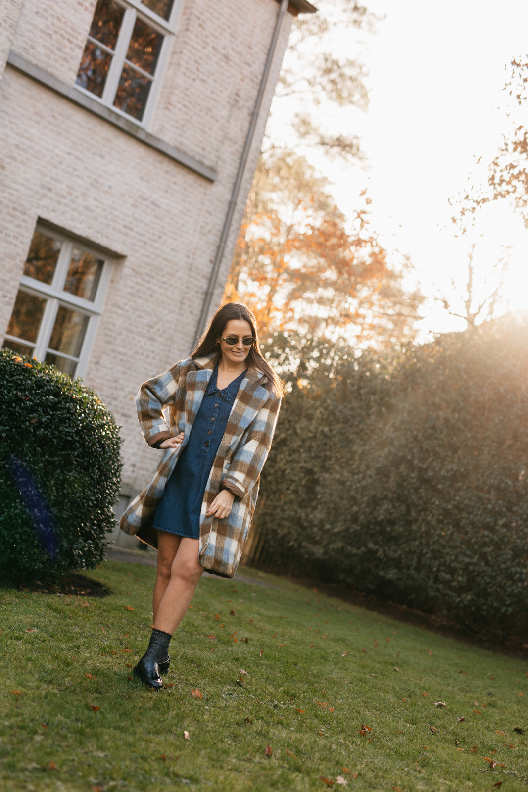 Vichy jas - blauw - My Dressing