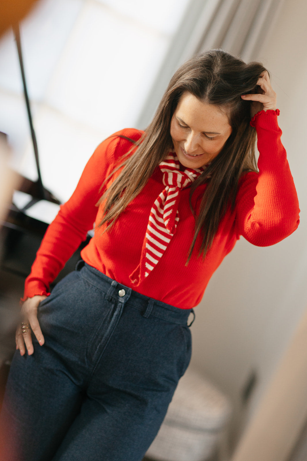 Rode longsleeve - My Dressing