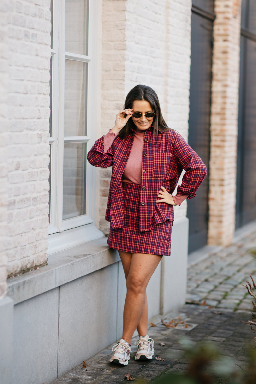 Vichy shirt - Roze - Ruitjes - My Dressing