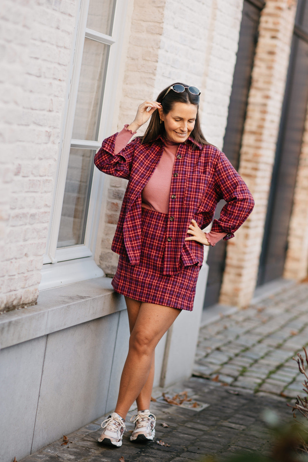 Vichy shirt - Roze - Ruitjes - My Dressing