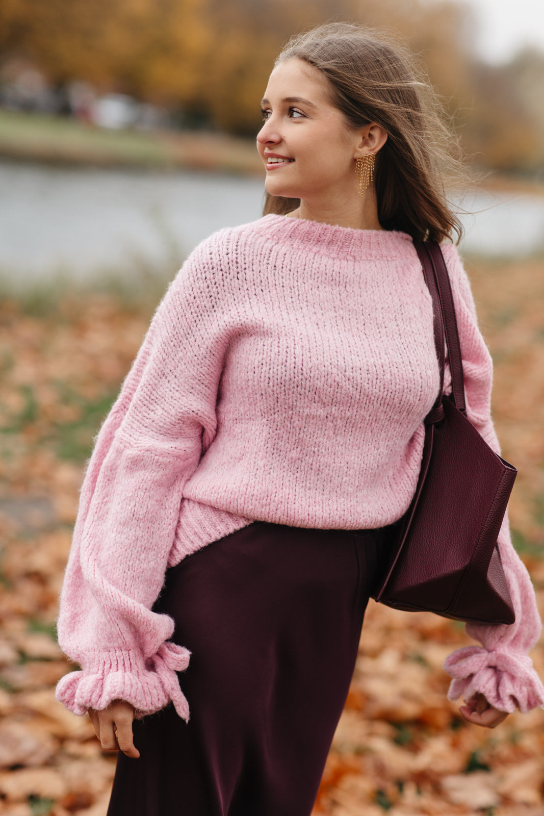 Comfy wintertrui met elegante afwerking