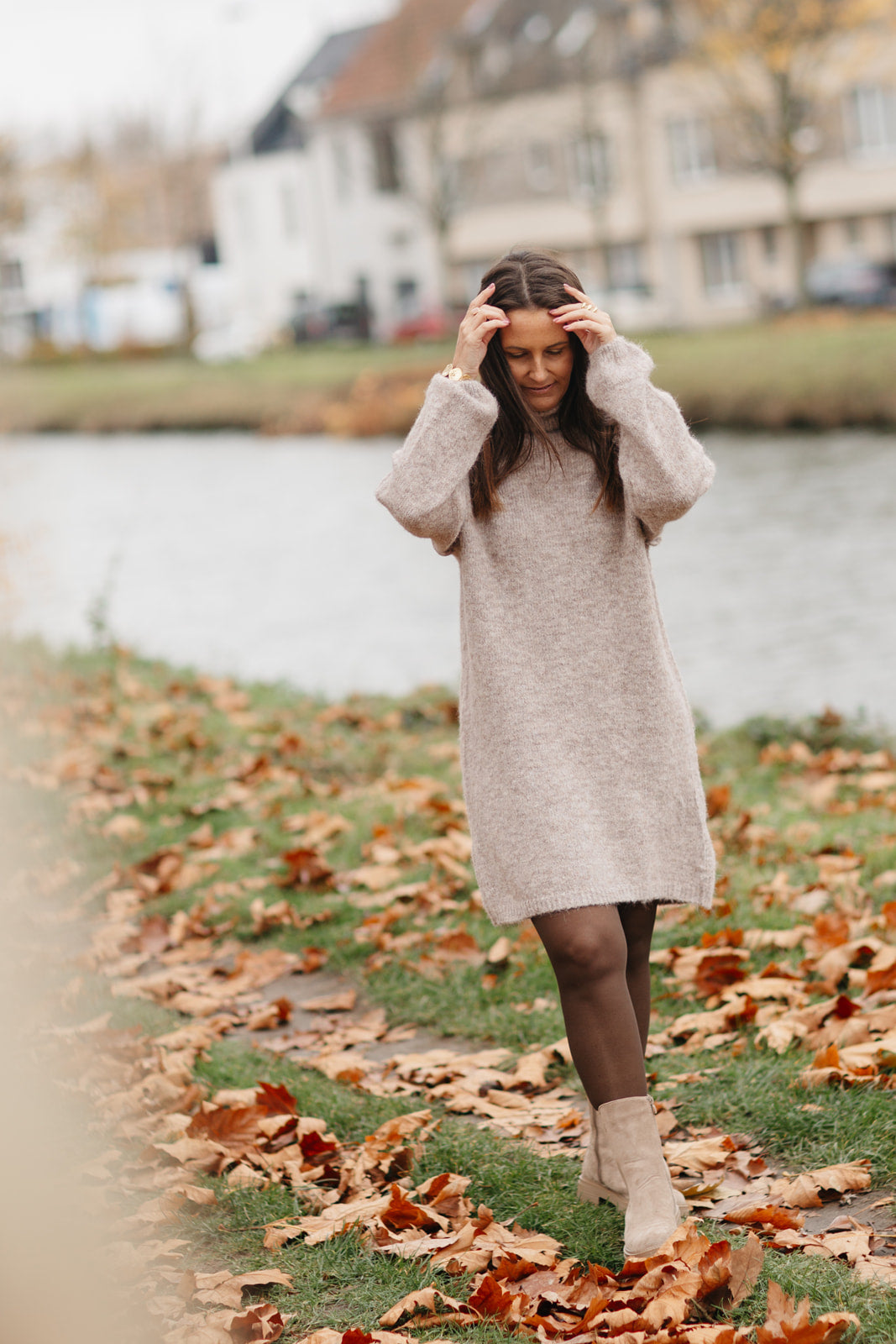 Zacht oversized wolkleedje zonder prik
