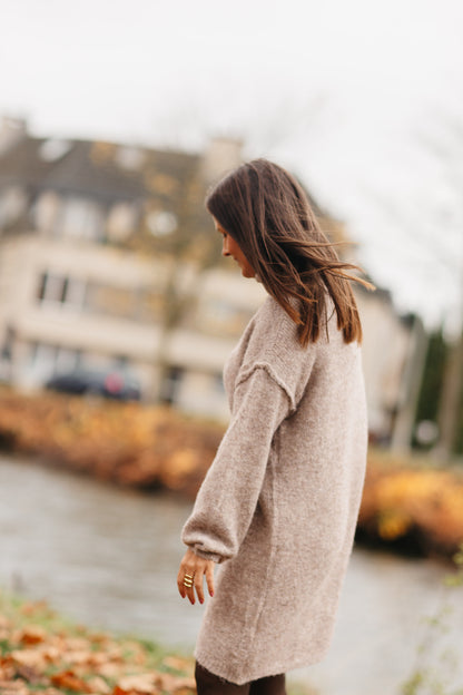 Zacht oversized wolkleedje zonder prik