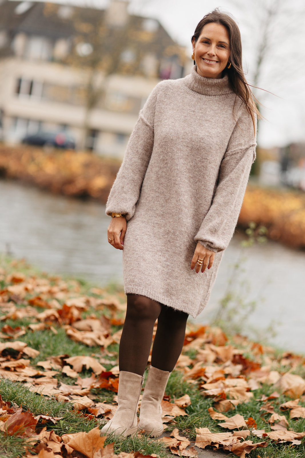 Zacht oversized wolkleedje zonder prik